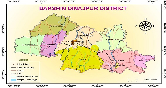 Dakshin Dinajpur District Map Dakshin Dinajpur District (Balurghat)- Official Website